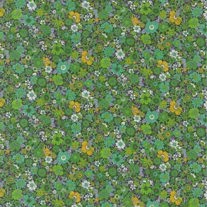 Flownny IV Greens Cotton Lawn Fabric NFA-1030 31 A01