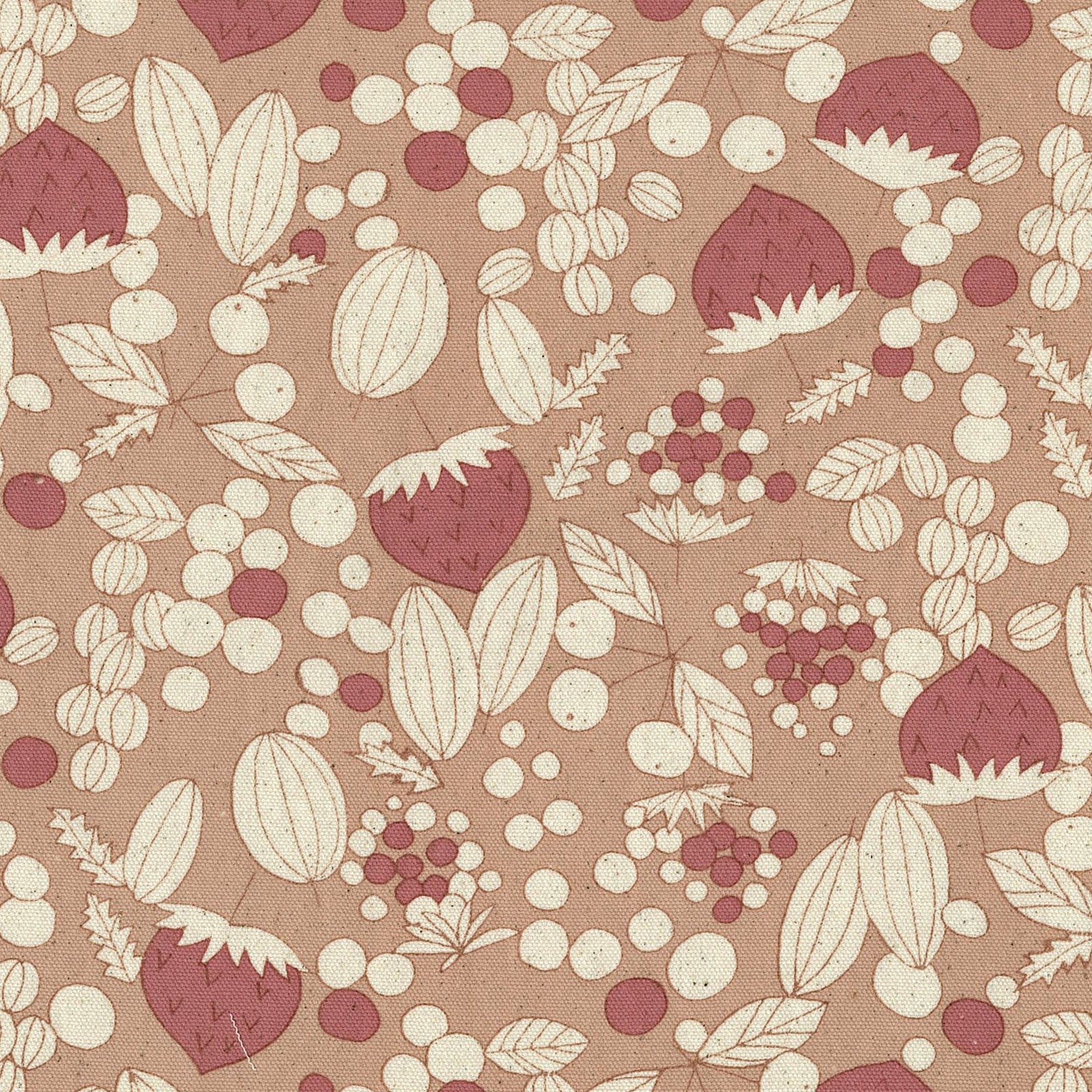 Linnea Berry Cotton Oxford Fabric - YKA-16010 1 B11