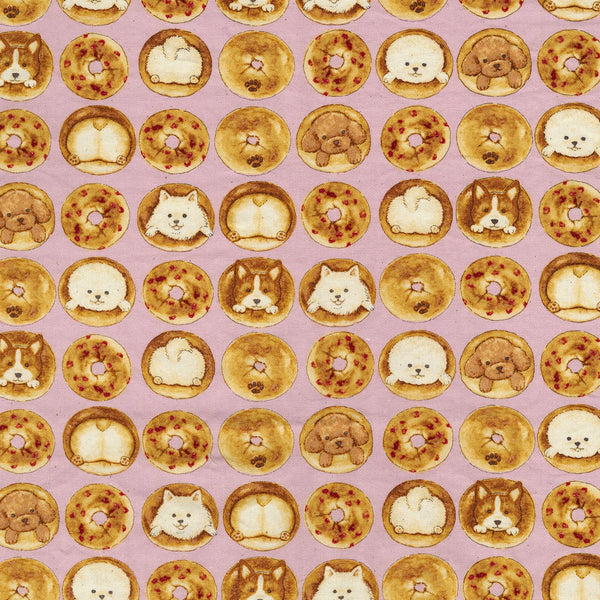 Animal Bread Dog Bagel Cotton Shirting Fabric - YPA-51010 2 B11