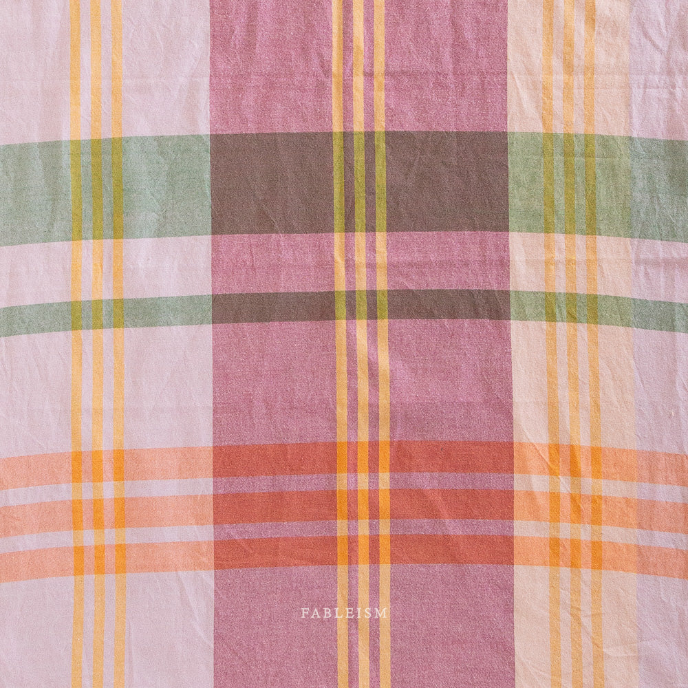 Lumiere House Dress Cotton Fabric - Amaranth Fields