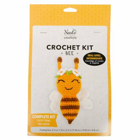 Brown And Yellow Bee Crochet Kit