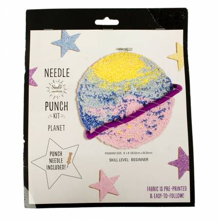 Planets Punch Needle Kit 8in