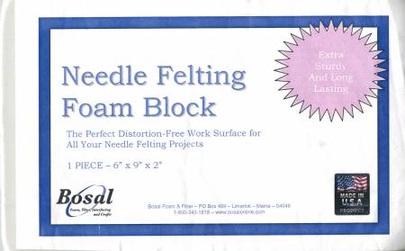 Bosal Needle Felting Foam Block