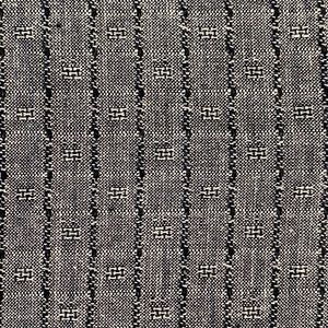 Four Square Woven Dobby Cotton Fabric - Black Gray