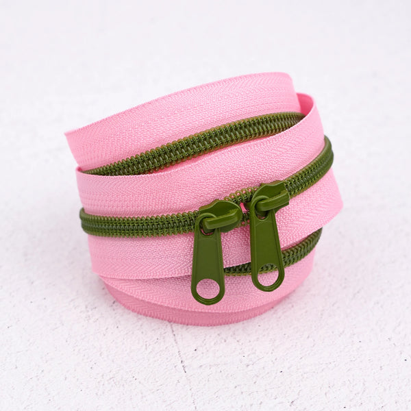 Renaissance Ribbons Double Slide Handbag Zipper 40in