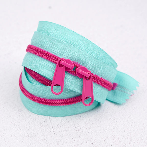 Renaissance Ribbons Double Slide Handbag Zipper 40in