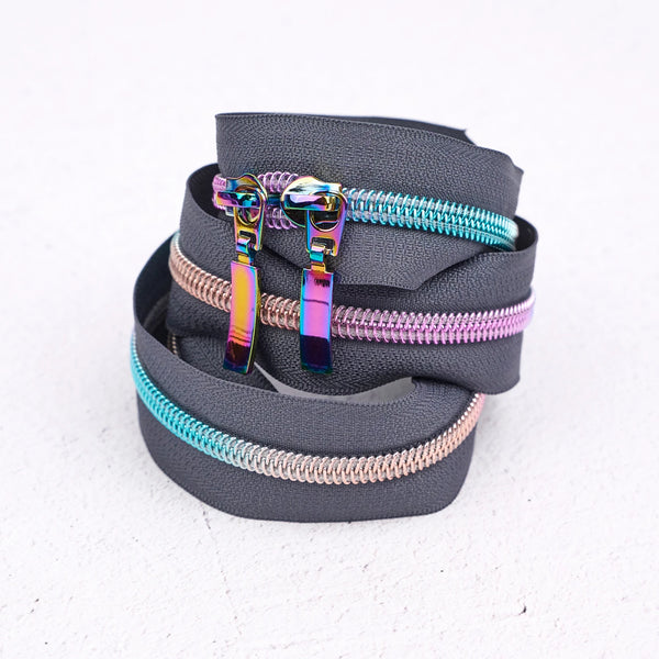 Renaissance Ribbons Double Slide Handbag Zipper 40in