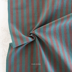 Sun Stripes Cotton Fabric -Monsoon