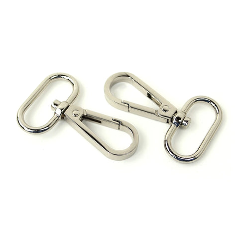 Sallie Tomato Swivel Hooks 1"  - Nickel 2ct