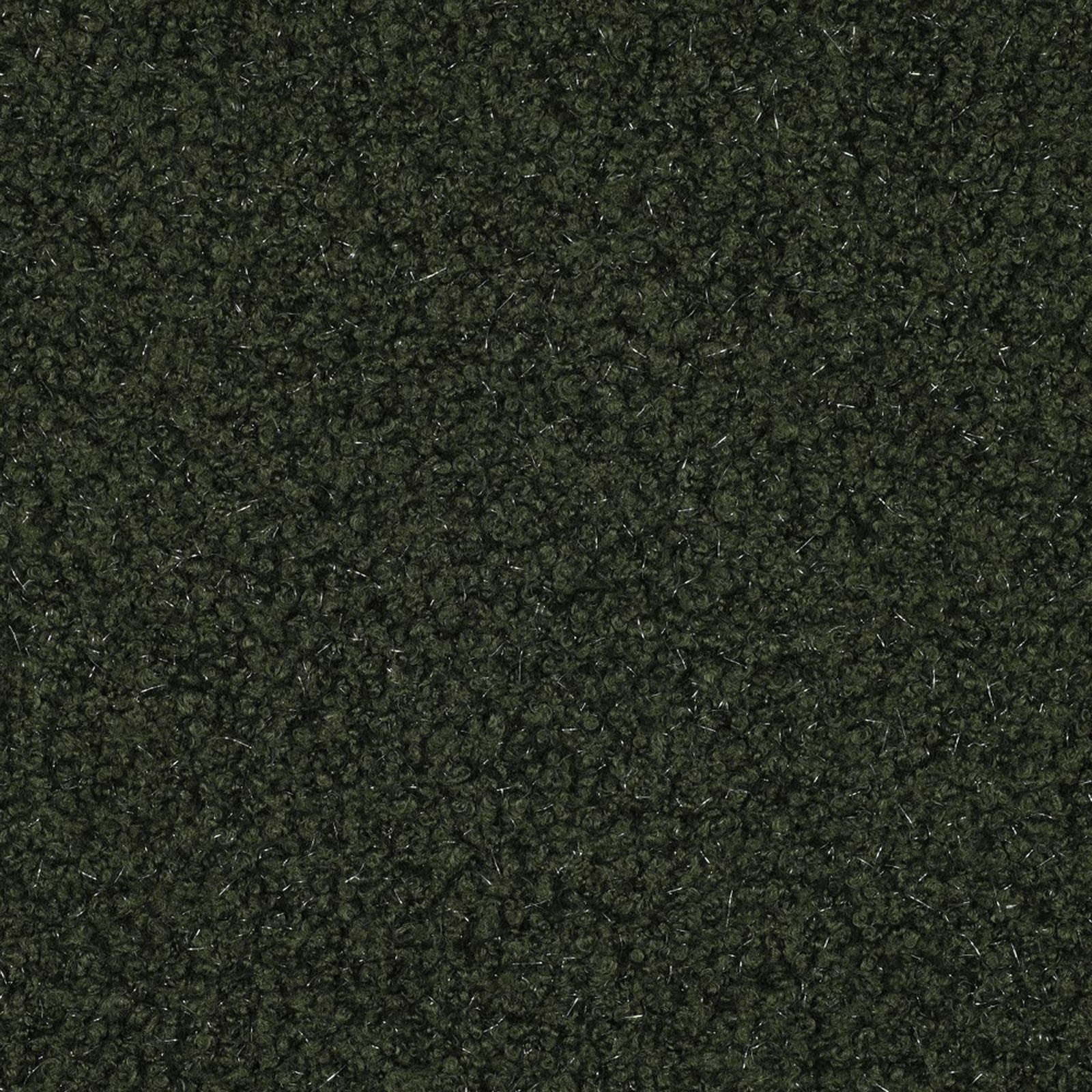 Boucle Lurex Polyester Fabric - Dark Green