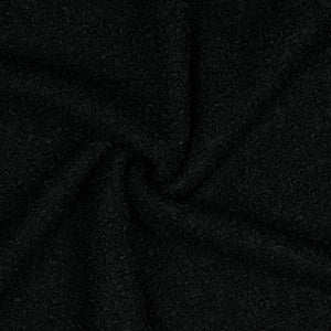 Boucle Polyester Fabric - Black