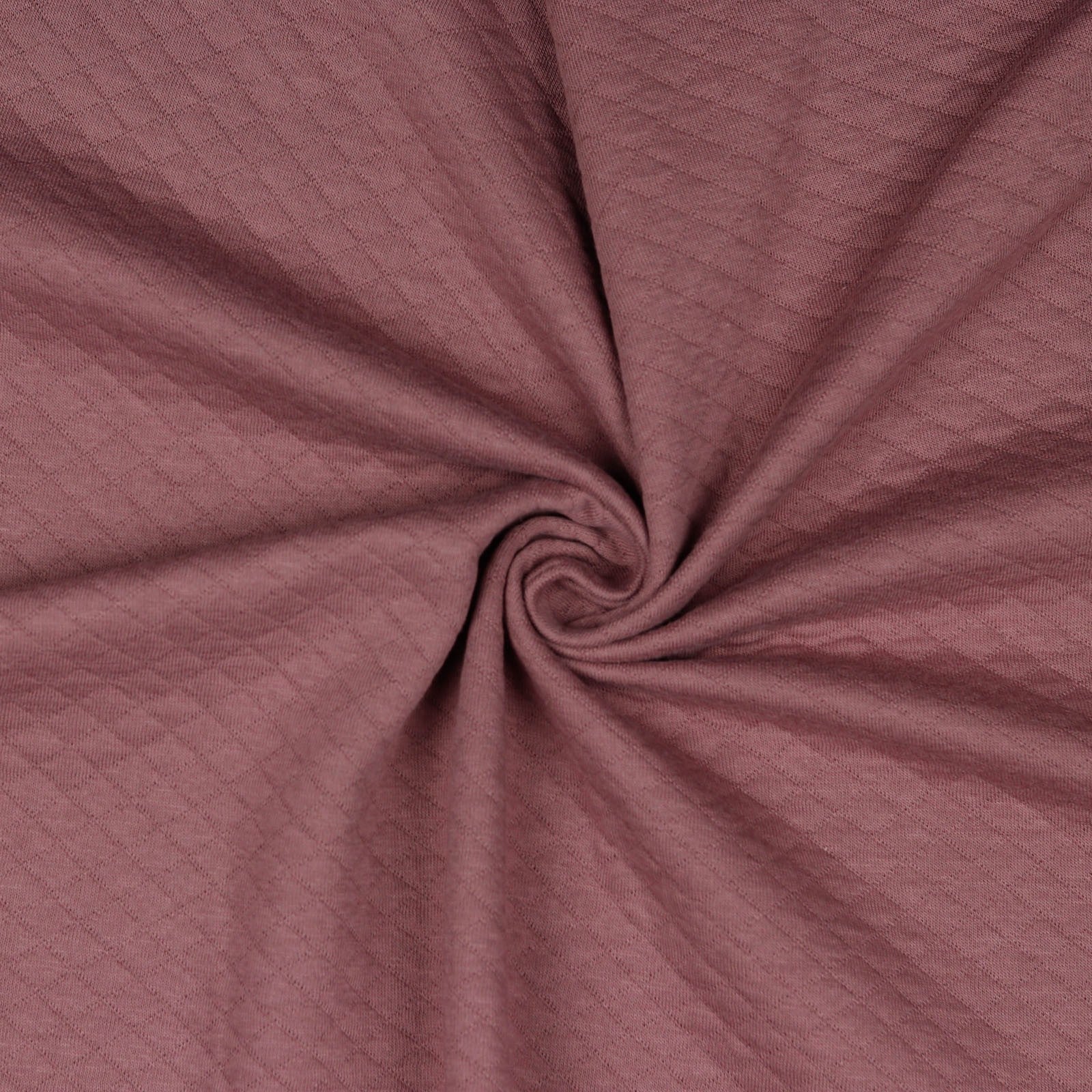 Quilted Cotton Poly Jersey Fabric - Old Blush
