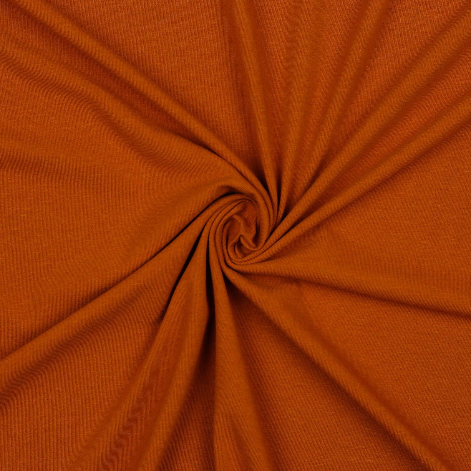 Linen Cotton Jersey Fabric - Cognac