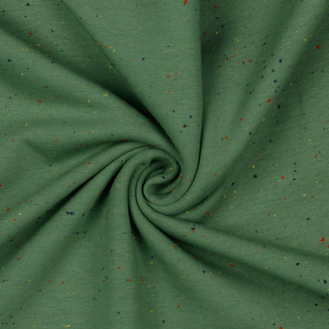 Cosy Colours Cotton Fleece Fabric - Light Green
