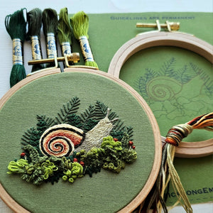 Magic Snail Embroidery Kit