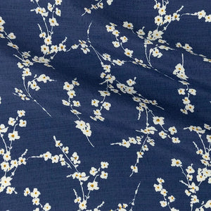 Margaret Blossoming Branches Rayon Fabric