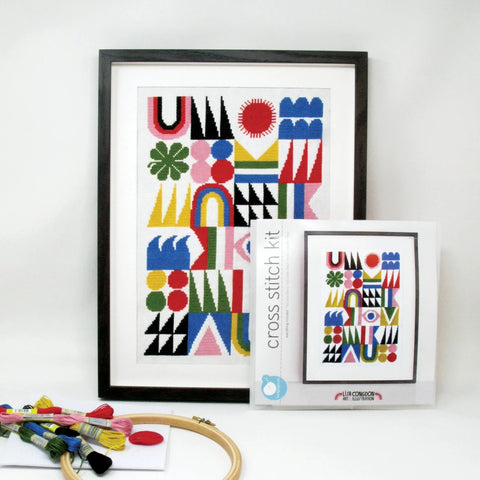 Lisa Congdon Brightside Cross Stitch Kit