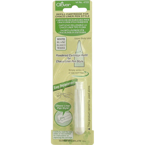 Clover Chaco Liner Pen Style Refill - White