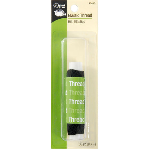 Dritz Elastic Thread Black 30yds