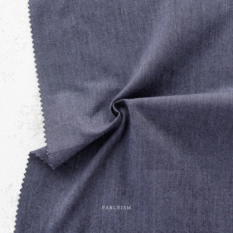 Everyday Chambray Nocturne Cotton Bamboo Fabric - Galaxy