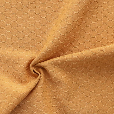 Forest Forage Honeycomb Cotton Fabric - Marigold