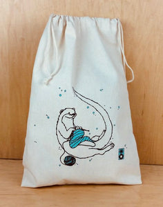 Otter Drawstring Project Bag