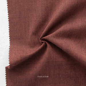 Everyday Chambray Nocturne Cotton Bamboo Fabric - Garnet