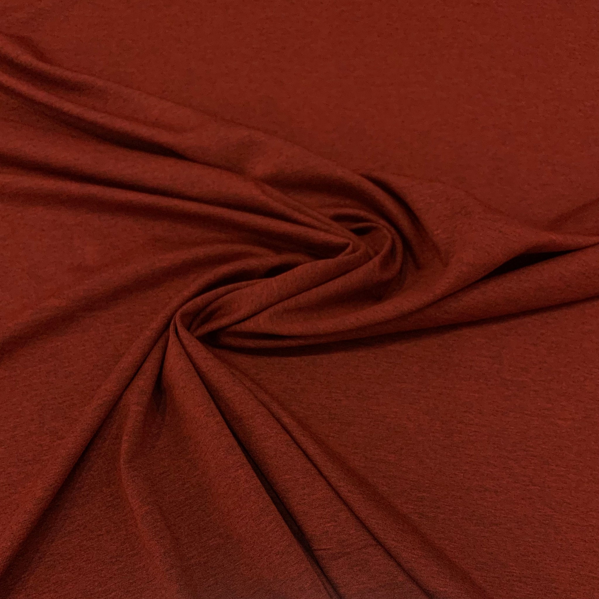Rayon Lycra Jersey Fabric - Heather Cranberry