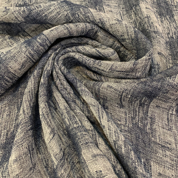 Loose Weave Linen Polyester Fabric