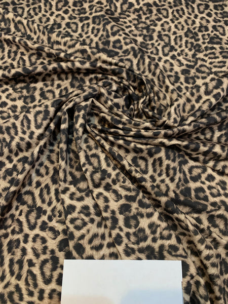 Photo Realistic Leopard Nylon Spandex Swimwear Fabric