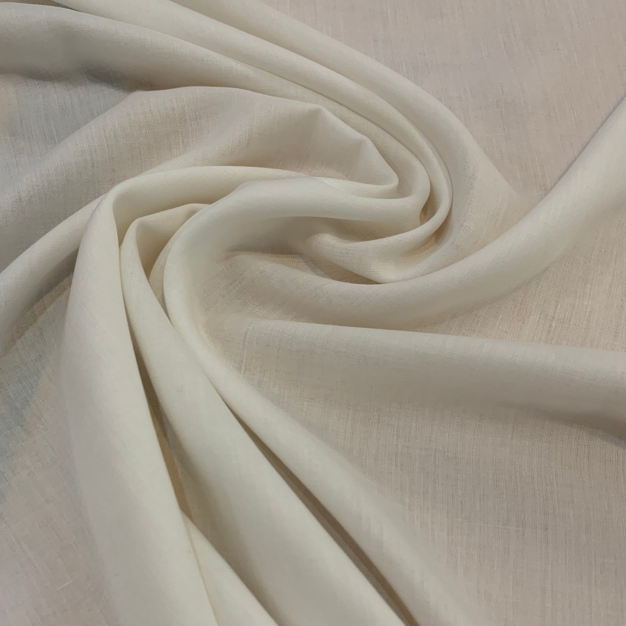 Rayon Lawn Fabric - Off White