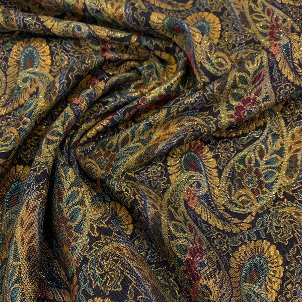 Paisley Tapestry Look Fabric