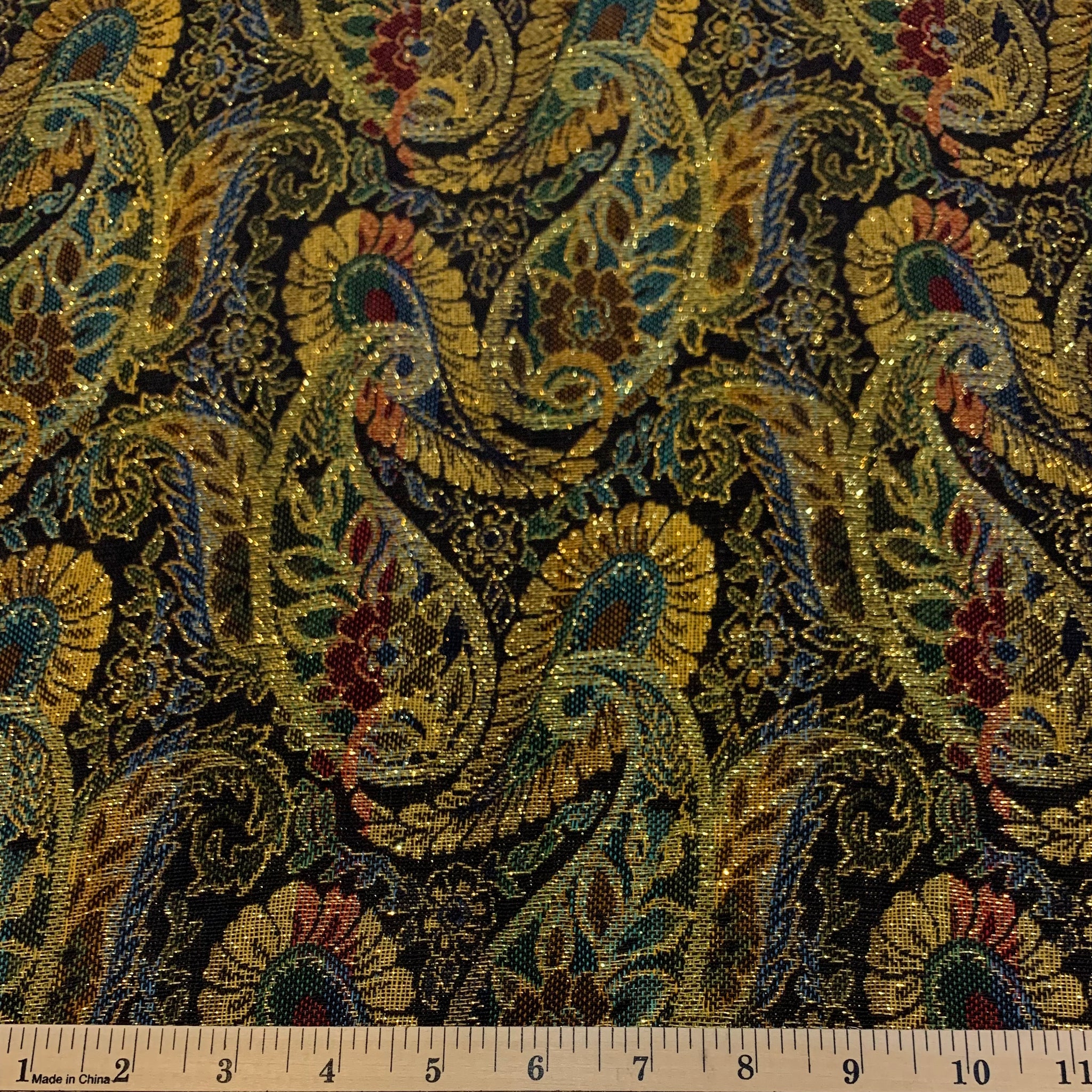 Paisley Tapestry Look Fabric