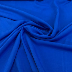 Rayon Challis Fabric - Royal Blue