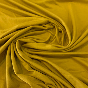 Cotton Jersey Fabric - Mustard