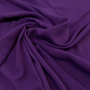 Rayon Challis Fabric - Purple