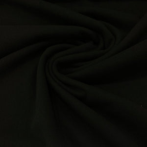 Wool Coating Fabric - Black