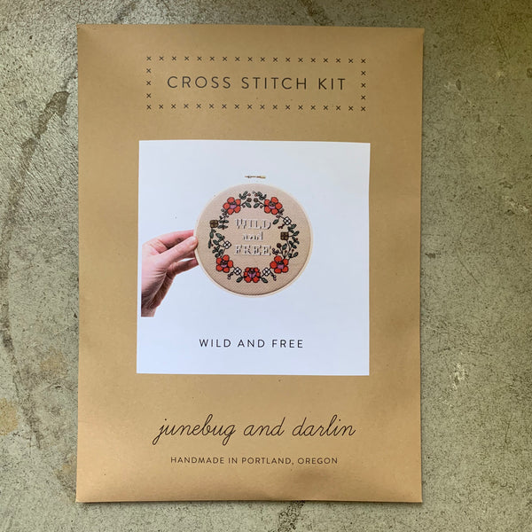 Wild and Free Cross Stitch Kit