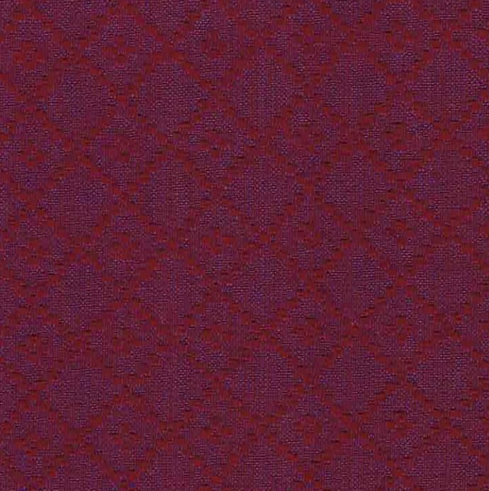 Nikko Diamond Stitch Woven Cotton Fabric - Plum Harvest