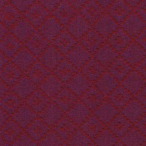 Nikko Diamond Stitch Woven Cotton Fabric - Plum Harvest