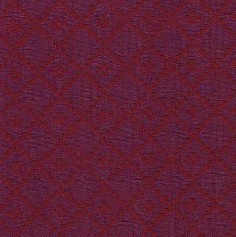 Nikko Diamond Stitch Woven Cotton Fabric - Plum Harvest