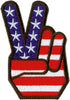 Vincistar Peace Fingers Iron On Patch
