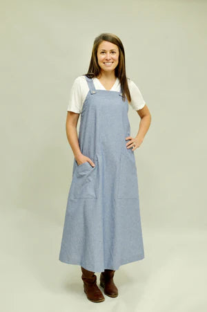 Basics Pinafore Dress Pattern - XS-3XL