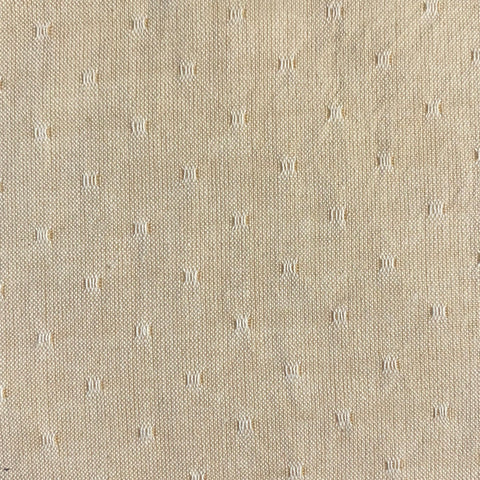 Provence Tone on Tone Woven Cotton Fabric - Natural