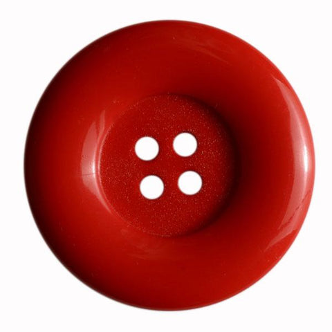 Red Polyamide Button