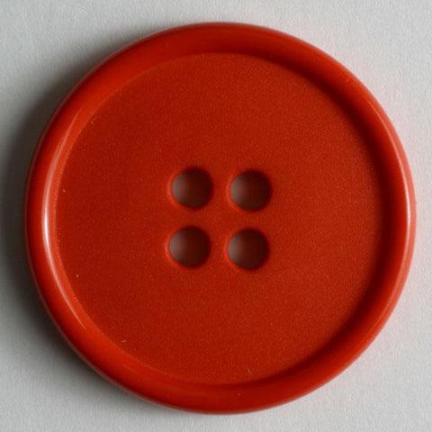 Red Polyamide Button