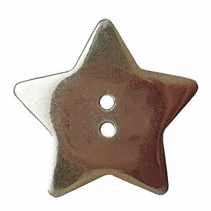 Silver Star Polyamide Button