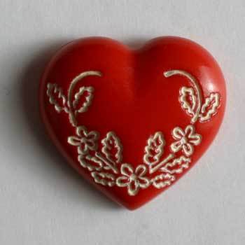 Red Heart Polyamide Button