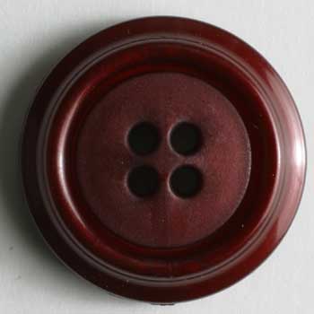 Wine Red Polyamide Button