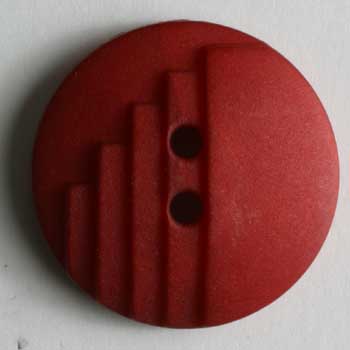 Red Polyamide Button